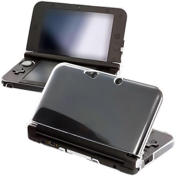 Transparent Hard Case Cover Compatible with Nintendo 3DS XL / LL, Replacement Protective 3DS XL Crystal Clear Casing (Not Compatible with