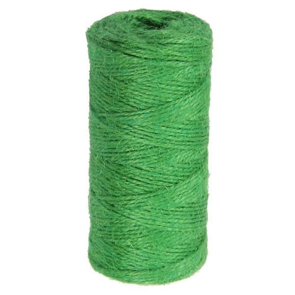 100m Jute Twine 2mm String DIY Craft Gift Wrapping Twisted Rope Green