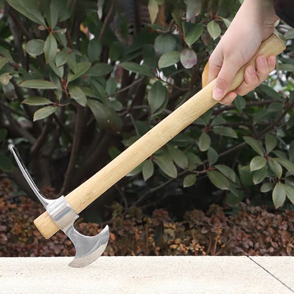 Double-sided Portable Pointed Hoe Efficient Digging Clearing Tool for Gardening Ice Pick Ice Pick
