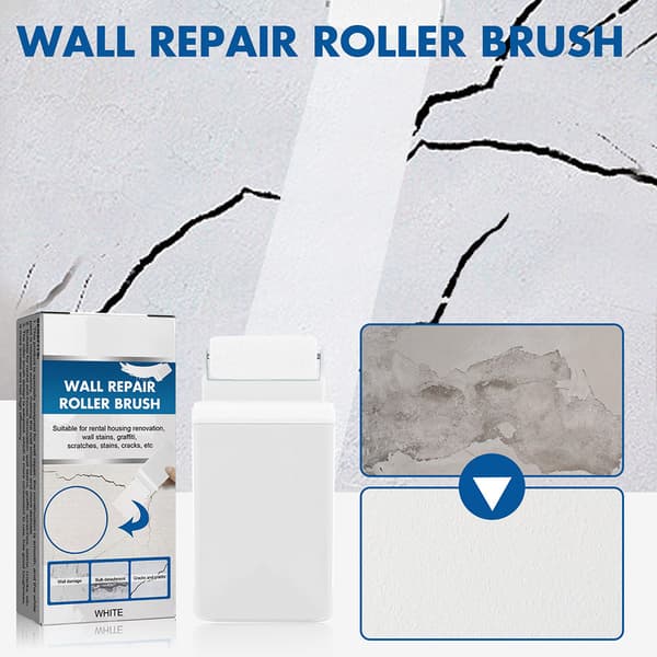 Wall Repair Roller Brush Quick-Drying Wall Covering Paint Wall Renovation Apply Paint 2pcs 2pcs