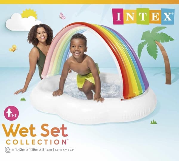Intex Babypool Rainbow multifärg