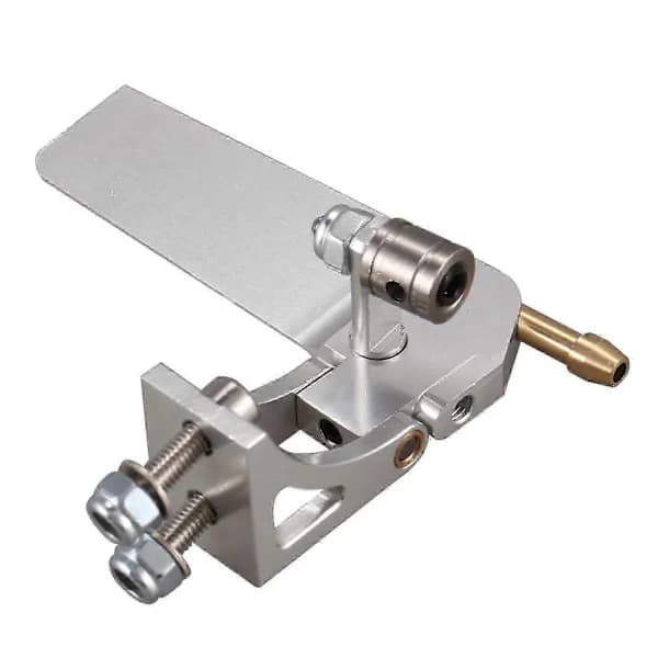 1 stk RC Båt Aluminiumlegering Vannabsorberende Ror 52mm Styreror For Fjernkontroll RC Båter