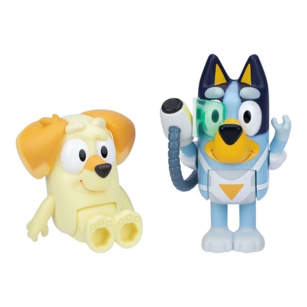 Bluey Figur Overraskelses Blasterdragt, 2-pak multifärg