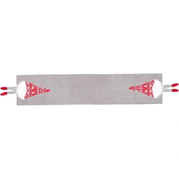Christmas Table Runner, Santa Gnome Tablecloth Decorative Tablecloth 212x34cm