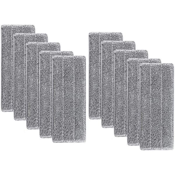 Superabsorberende moppehovedrefiller - Vaskbart mikrofiber moppehoved til husholdningsrengøring, vaskbar mikrofibermoppe (10 stk)