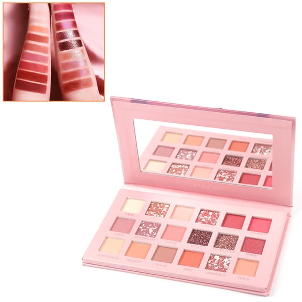 18 Color Eyeshadow Palette Makeup Pearlescent Metallic Eyeshadow Palette Makeup Accessories