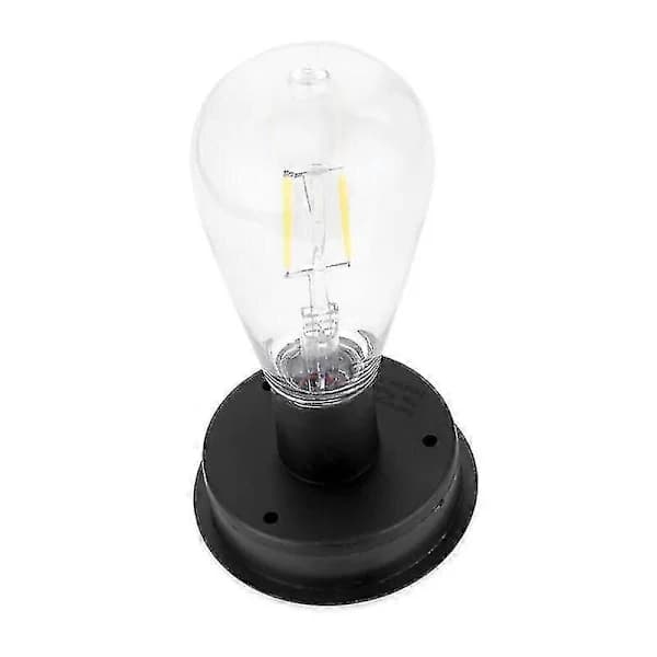 1 stk Solar LED Wolframtrådpære 2800k Hage Nattlys 7cm/8.5cm Gjerdelamper For