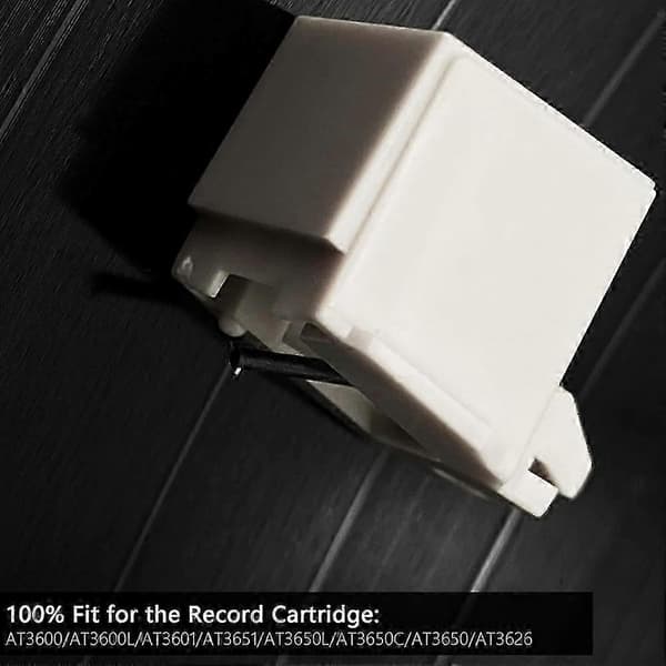 ATN3600L Diamond Turntable Needle, Compatible with AT-LP60 Turntable Needle with Turntable Needle Brush White White