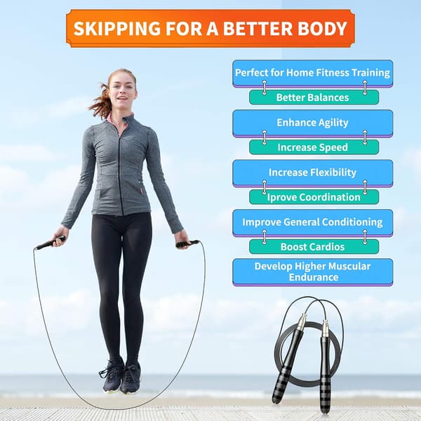 Professional Jump Rope Without Rope, Adjustable Jump Rope, I