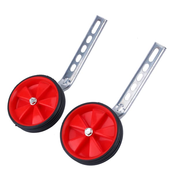 Stable Bicycle Training Wheels for Children, Universal Safe 12-20 Inch, Red