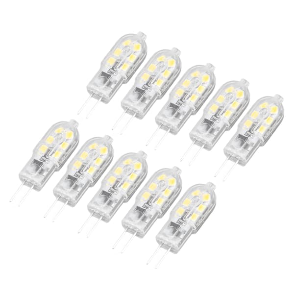 10-pack G4 LED Landscape Bulbs, 12V DC, Dimmable and High CRI-FY-