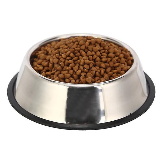 Skridsikker skål i rustfrit stål, specielt til lange ører (cocker spaniel) diameter 25 cm (ca. 980 ml)
