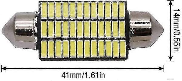 6 Pieces Car Cigarette Lighter Plug 120W, Car DC 12-24V Cigarette Lighter Plug, Double Tip 31 36 39 41mm 4014 24 30 36 39SMD