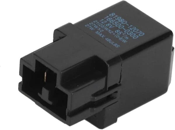 Blinkrely 81980-12070 Passer til Toyota (Sort 2-pak)