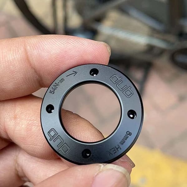 Kranksætshætte kompatibel med SRAM Dub-system, sort aluminiumslegering sidehætte /M30 BB30/Dub, kranksætsfikseringshætte