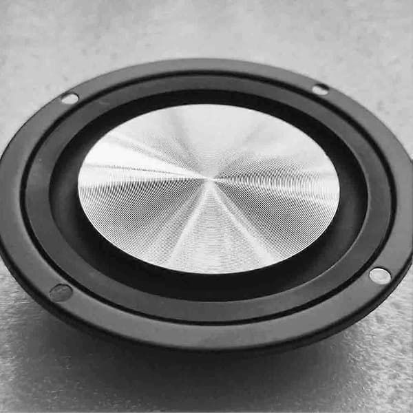 2 pcs 3 inch 90mm CD Metal Pattern Bass Radiator Passive Diaphragm Plate (Not a Speaker)