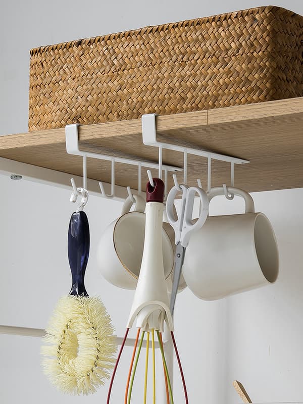 Hvit, to deler, hylle koppholder, polytermisk belegg, SpiderMug