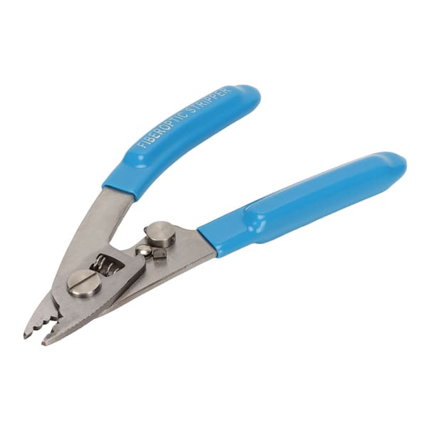 Fiber Optic Stripper High Safety Precise Use Portable 3-Hole Stripping Tool for Working Technicians Electricians Installers Blue
