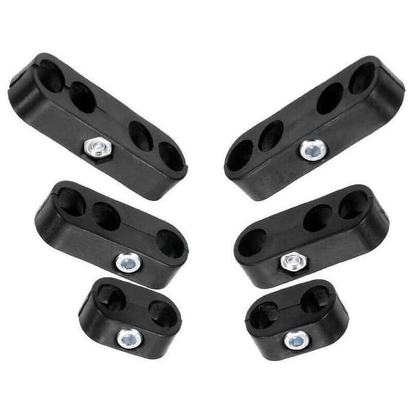 Teleskopiske kabeladskillelseslys 7 mm 8 mm standard (sort)