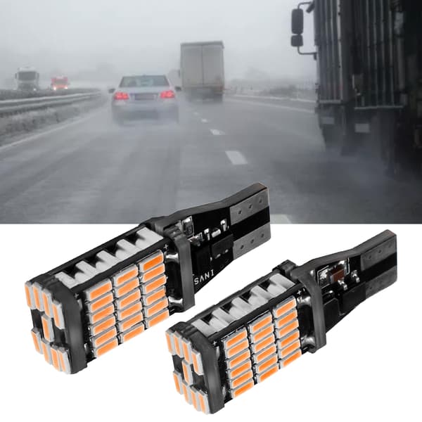 Car Brake Light High Brightness Low Power Consumption Protective Tail Light LED Lamp for Reversing Yellow