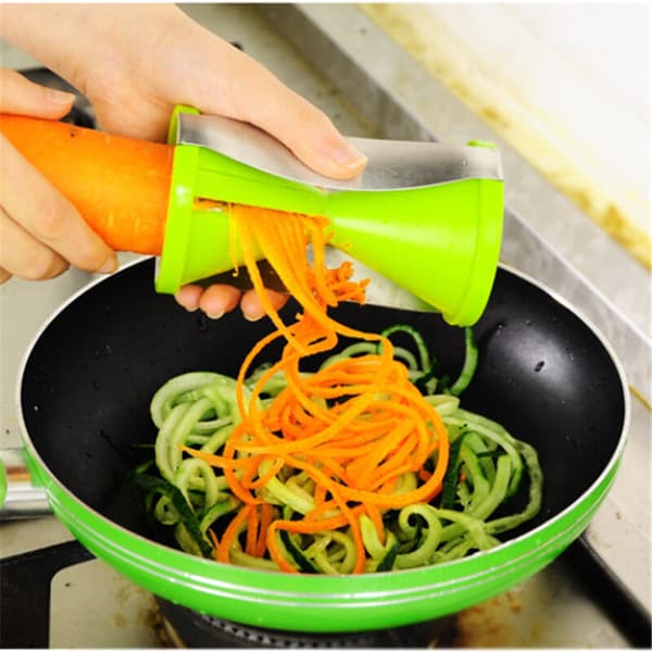 Spiral Peeler, Roterende Timeglassrive, Kjøkkenhjelper, Multifunksjonell Skreller