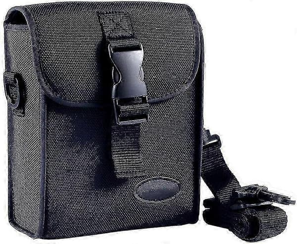 Binocular Case, Universal Binocular Case, Elegant and Robust, Oxford, Adjustable Straps, For 42mm Binoculars, Black