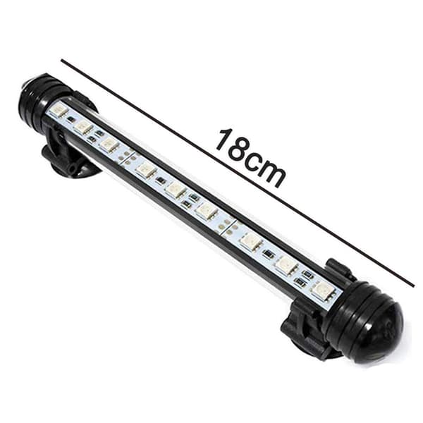 LED akvariebelysning, akvariedykkerlys med timer, 18CM KLB