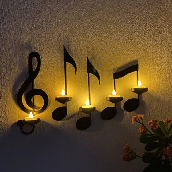 Left Key Decorative Candle Holder Personalized Candlestick Ornaments Home Decorations