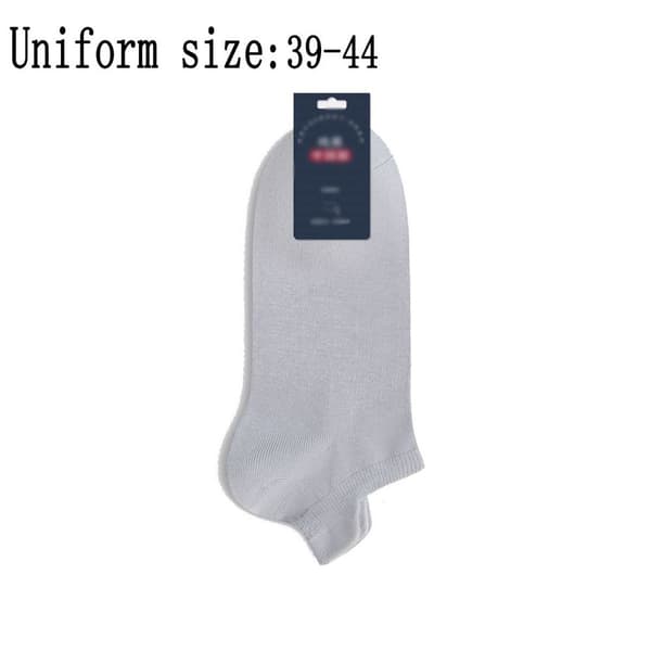 Women's Socks, Low Cut Athletic Soft Cotton Socks, Light Grey KLB