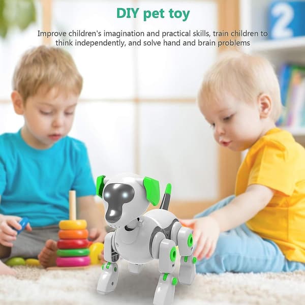 Robotkat legetøj til børn DIY kæledyrslegetøj interaktiv smart KLB