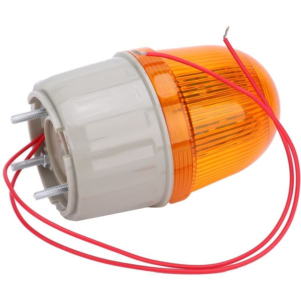 BERM Advarselslys LED-lampe Lyd- og lysalarmudstyr BEM-2071 5W 220V AC (Gul)