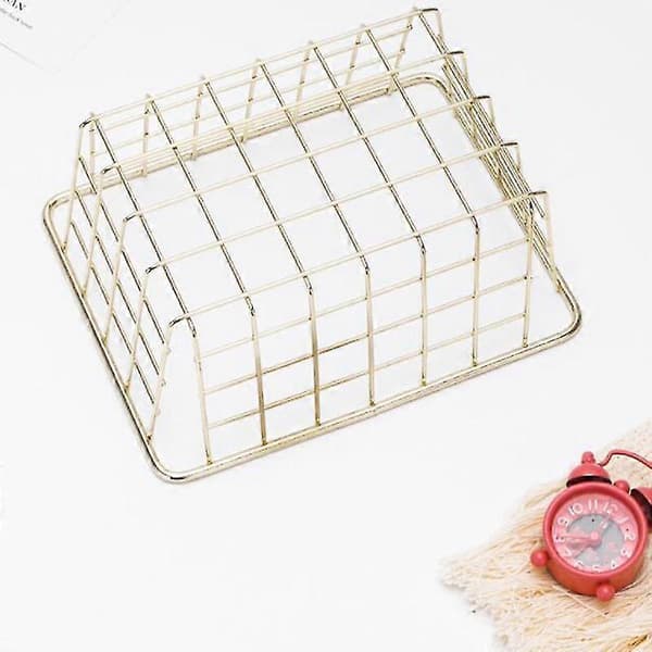 Wire Baskets, Gold 2-pack Wire Basket, Storage Organizing Craft Decor Kitchen (gold)
