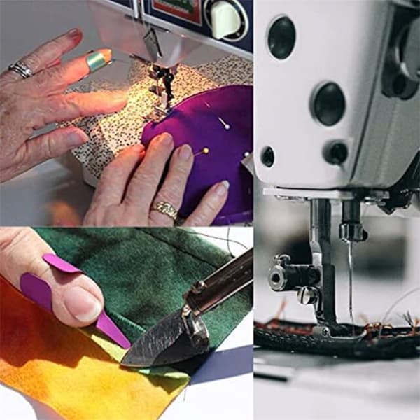 Sewing Fingerthing Pusher Finger Gloves Open Adjustable Design Sewing Accessories Easy A A