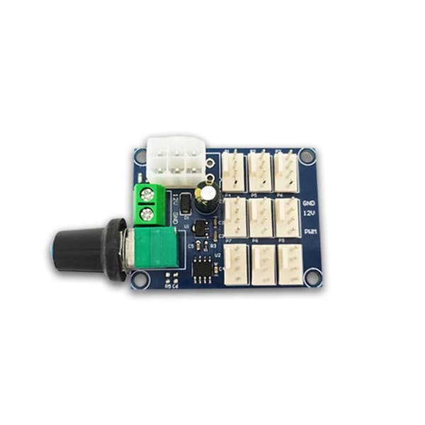 12V datavifte-kontroller Multi-Channel PWM-kontroller NTC temperaturkontrollmodul