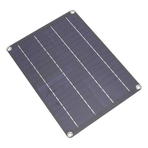 Bærbar solcellepanel, 9,1 x 6,7 tommer, slank design, lett vekt KLB