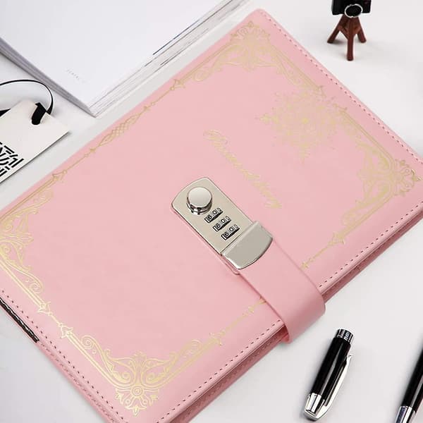 Diary with Lock for Girls, Diary with Combination Lock for Women, Journal with Lock, Locked Diary for Boys Gift