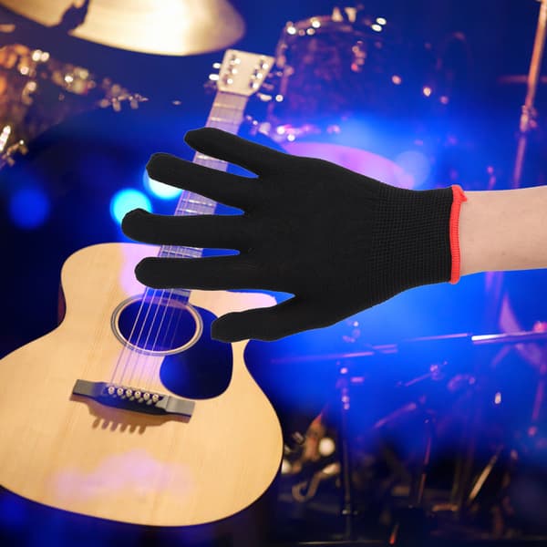Guitar Glove Black Musician Protects Hands Beginner Practices Musical Instrument Accessories M