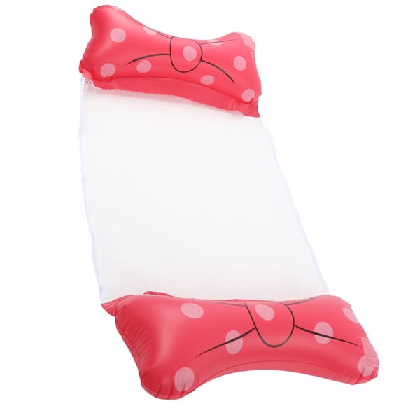 Inflatable Pool Float Hammock Portable Water Hammock Pool Float for Adults Rose Red