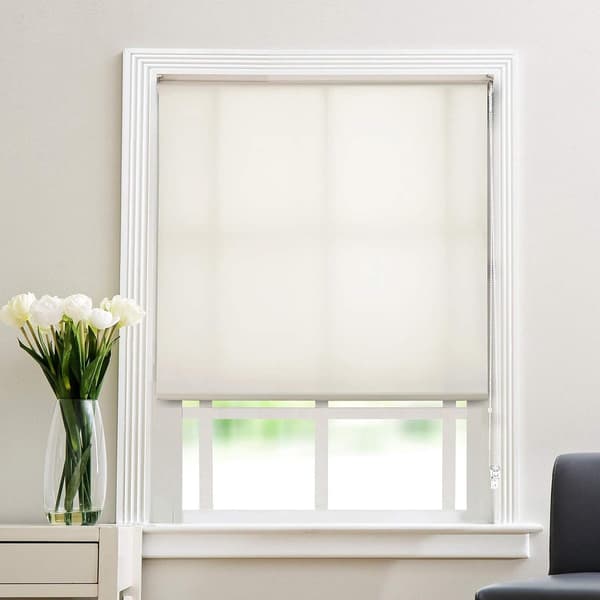 Roller Blind Repair Kit, 25mm, with Wall Brackets, Beaded Chain, Child Safety Clips, White, 2 Sets