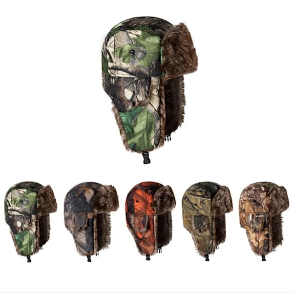 Old Man Earflap Hat Lei Feng Hat Camouflage Warm Winter Elderly D