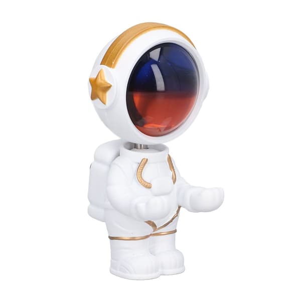 Astronaut solnedgangslampe, 360° roterende, USB-lading, trinnløs KLB