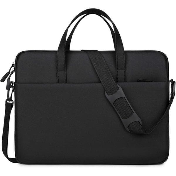 Water-resistant laptop case with handle and adjustable shoulder strap for 13 14 15 inch laptops