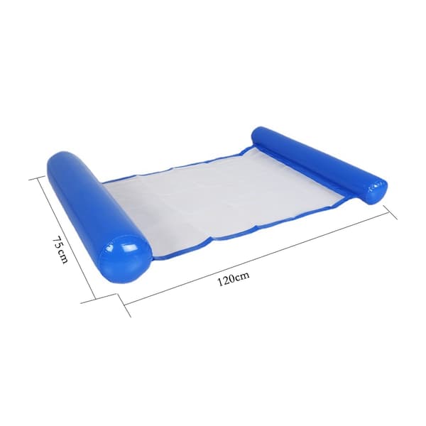 1 pc Inflatable Pool Bed, Blue, Super Comfortable Water Hammock with