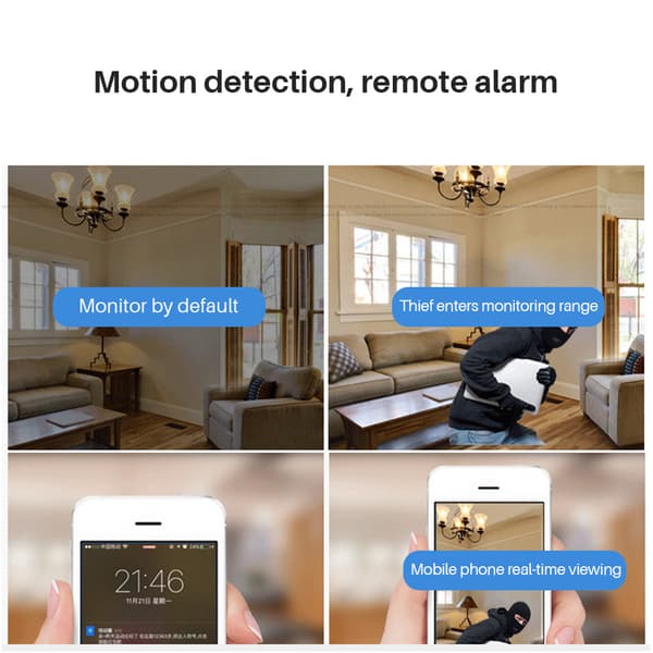 V380 Wireless WiFi IP Camera CMOS Sensor IR Cut Night Vision 1080P Cloud Storage Mini Camera EU Plug 100-240V