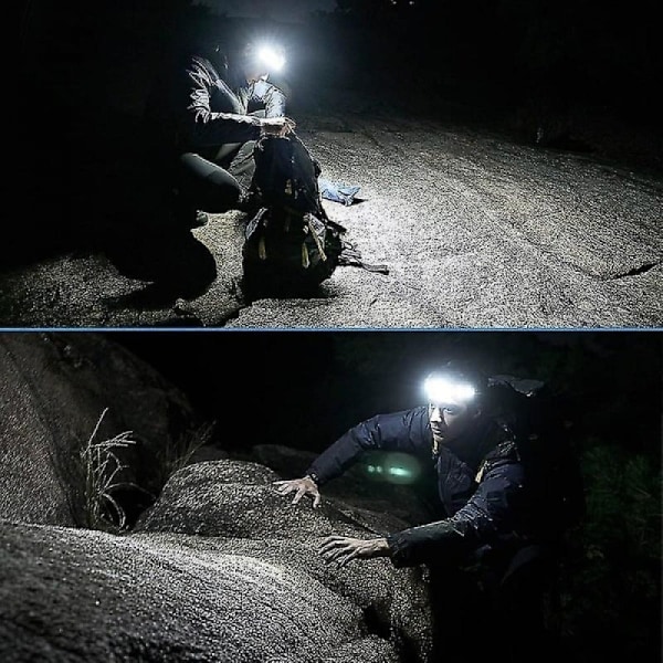 #Headlamp Cob Spotlight Waterproof Motion Sensor Work Light#