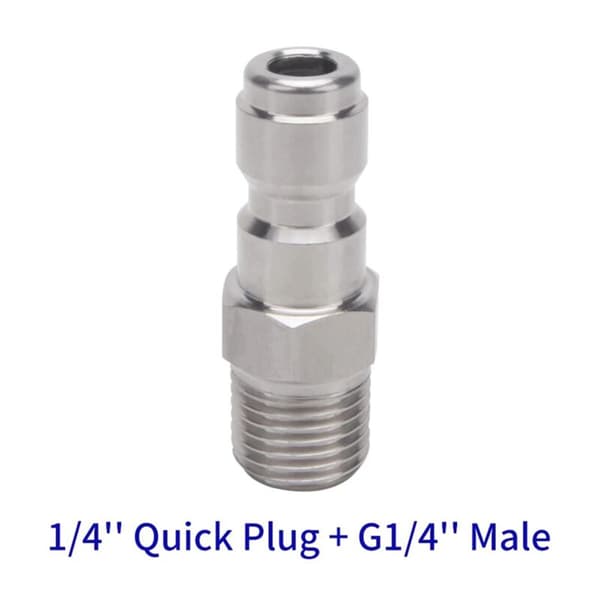 2X 1/4 inch Snow Foam Lance Connector to Spray Gun Adapter Coupling
