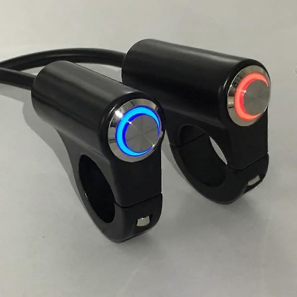 Universal Kill Start Stop Switch Button Handlebar Motorcycle 12V 7/8\" 22mm Edition 1110 0.5 5 0.5 5