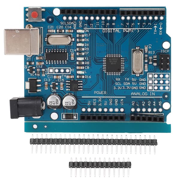 Utviklingskortmodul med mikroprosessorkontroller for R3