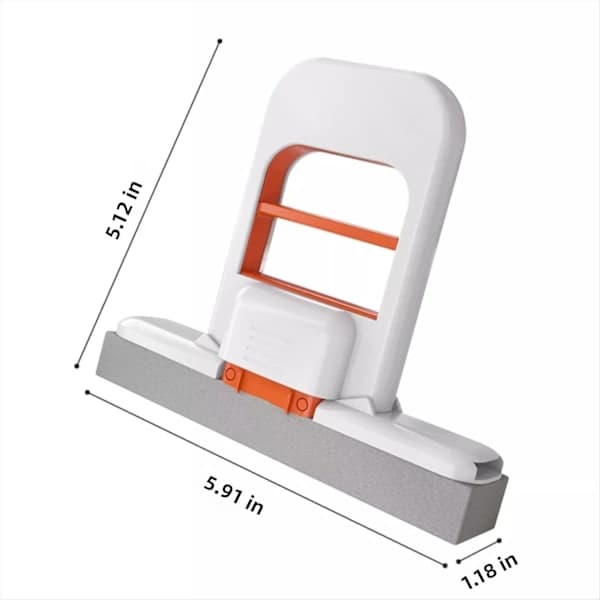 2026 New Mini Foldable Desk Mop, Mini Mops for Small Spaces with Self-Wringing Handle - Portable Small Mops for Bathroom & Kitchen Counters