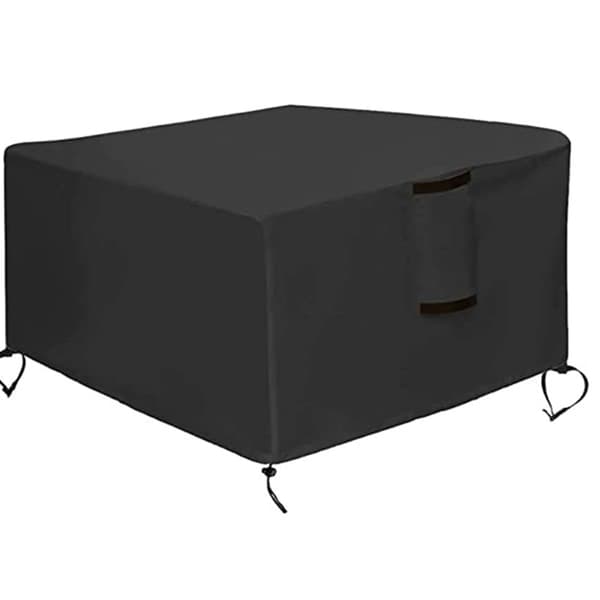 Fire Pit Cover, 28 Inch Fire Pit Cover Square Gas Fireplace